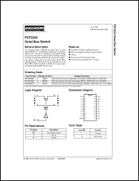 FST3245WM datasheet:  Octal Bus Switch FST3245WM