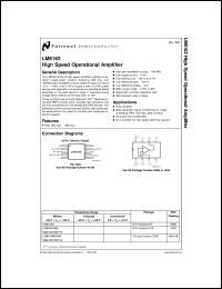 5962-9216501MPA datasheet: High Speed Operational Amplifier 5962-9216501MPA