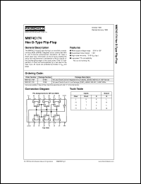 MM74C174N datasheet:  Hex D-Type Flip-Flop MM74C174N