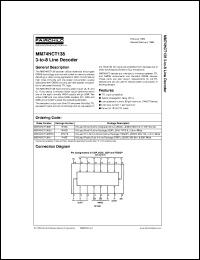 MM74HCT138SJ datasheet:  3-to-8 Line Decoder MM74HCT138SJ