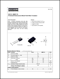 MMBF170 datasheet:  N - Channel Enhancement Mode Field Effect Transistor MMBF170