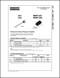 MMBFJ201 datasheet:   N-Channel General Purpose Dual Amplifier MMBFJ201