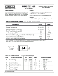 MMSZ5236B datasheet:  SOD123  Zener MMSZ5236B