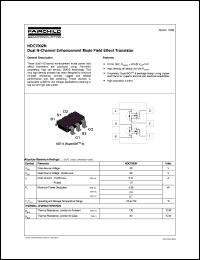 NDC7002N datasheet:  Dual N-Channel Enhancement Mode Field Effect Transistor NDC7002N