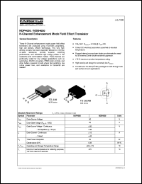 NDP4050 datasheet:  N-Channel Enhancement Mode Field Effect Transistor [Life-time buy] NDP4050