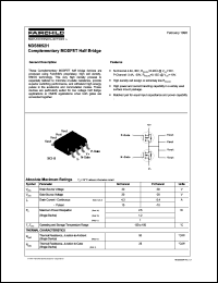 NDS8852H datasheet:  Complementary MOSFET Half Bridge [Life-time buy] NDS8852H