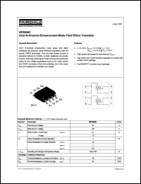NDS8961 datasheet:  Dual N-Channel Enhancement Mode Field Effect Transistor NDS8961