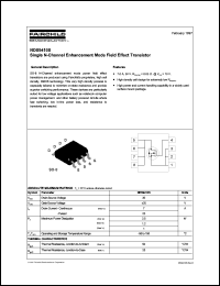 NDS9410S datasheet:  Single N-Channel Enhancement Mode Field Effect Transistor NDS9410S