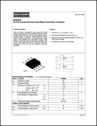 NDS9959 datasheet:  Dual N-Channel Enhancement Mode Field Effect Transistor NDS9959