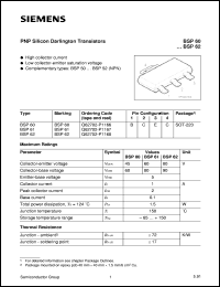 BSP60 datasheet: PNP silicon darlington transistor BSP60