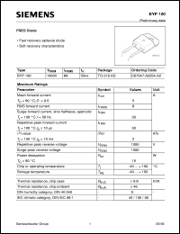 BYP100 datasheet: FRED diode BYP100
