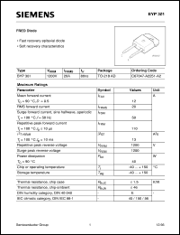BYP301 datasheet: FRED diode BYP301