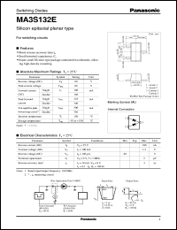 MA3S132E datasheet: Silicon epitaxial planer type switching diode MA3S132E