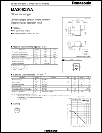 MAZ3062D datasheet: Silicon planer type zener diode MAZ3062D