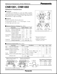 CNB1002 datasheet: Reflective Photosensors CNB1002