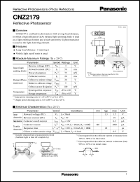 CNZ2179 datasheet: Reflective Photosensors CNZ2179