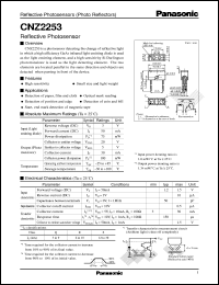 CNZ2253 datasheet: Reflective Photosensors CNZ2253