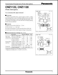 CNZ1128 datasheet: Photo Interrupters CNZ1128