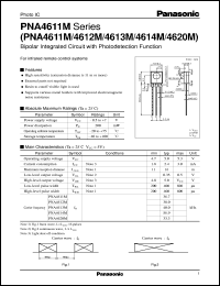 PNA4614M datasheet: Bipolar Integrated Circuit with Photodetection Function PNA4614M
