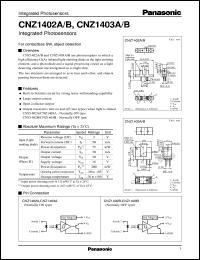 CNZ1403B datasheet: Integrated Photosensors CNZ1403B