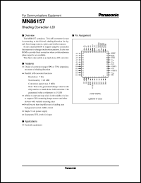 MN86157 datasheet: Shading Correction LSI MN86157