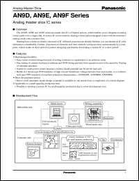 AN9DD00 datasheet: Analog master slice IC AN9DD00