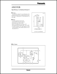 AN8353UB datasheet: High Efficiency Car Dashboard Dimmer IC AN8353UB