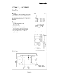 AN6663SP datasheet: Bridge Drivers AN6663SP