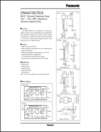 DN6847S datasheet: Hall IC (Alternating magnetic field operation) DN6847S