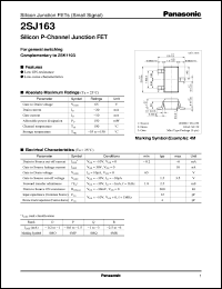 2SJ0163 datasheet: Silicon P-Channel Junction FET 2SJ0163