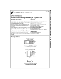 LP2957ISX datasheet: 5V Low-Dropout Regulator for micro-P Application LP2957ISX