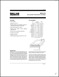 DS1217A datasheet: Nonvolatile Read/Write Cartridge DS1217A