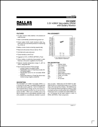 DS1350WP-100 datasheet: 3.3V 4096K Nonvolatile SRAM with Battery Monitor DS1350WP-100