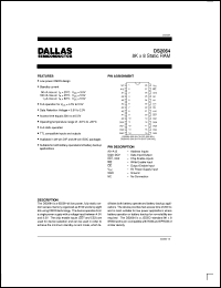 DS2064S-200 datasheet: 8K x 8 Static RAM DS2064S-200