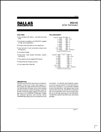 DS2105S datasheet: SCSI Terminator DS2105S
