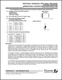 TISP5070H3BJ datasheet:  Single Unidirectional Transient Voltage Suppressors TISP5070H3BJ