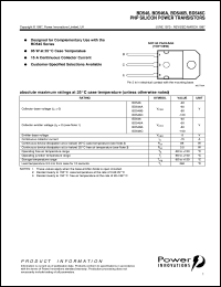 BD546C datasheet: General purpose PNP transistor BD546C