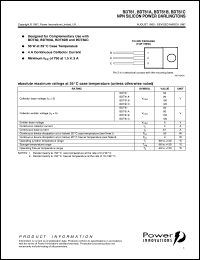 BDT61A datasheet: General purpose NPN Darlington transistor BDT61A